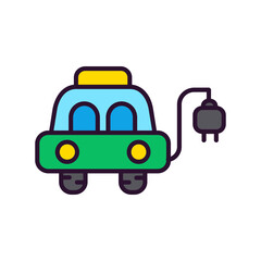 Electric Car Icon