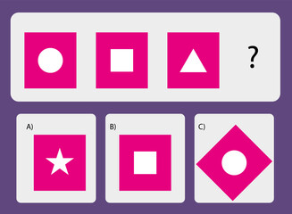 Visual intelligence questions IQ TEST, visual intelligence questions