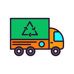 Recycling Truck Icon