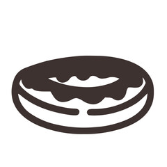 outline Chocolate Doughnut 