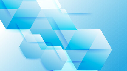 Abstract hexagon background for digital hi tech technology design. Vector illustration. Digital technology innovative concept.