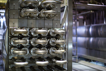 Pipe elbow coil heat exchanger, tube bundle industrial construction