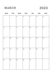 Monthly Planner March