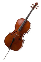 Fototapeta na wymiar Classical wooden cello