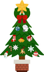 クリスマスツリー01+