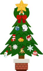 Fototapeta premium クリスマスツリー01+