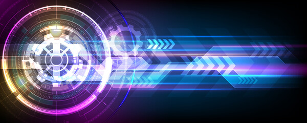 abstract digital communication network technology speed concept background
