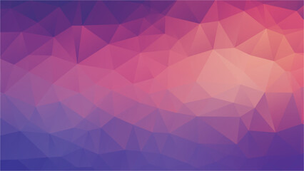 Abstract polygonal purple pattern background. Purple polygonal modern background. Purple gradient abstract polygonal pattern. Orange polygonal pattern background.