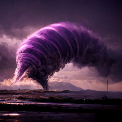 purple tornado