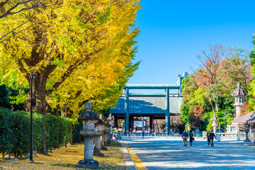 東京　秋の靖国神社