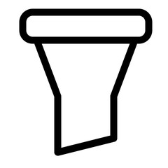 Icon Filter With Style Outline