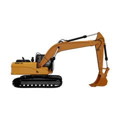 Excavator caterpillar