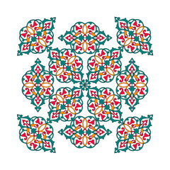 abstract decorative frame. arabic pattern 06