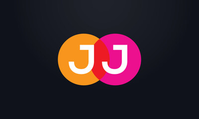 Multi Color Circle logo and colourful circle monogram vector and multiple colorful logo design icon vector with colourful group letters symbol