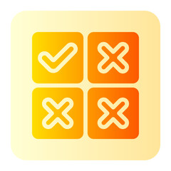 quiz gradient icon