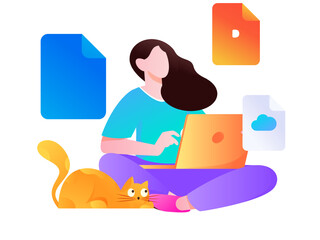 Business work character flat vector concept operation illustration
