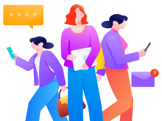 Business work character flat vector concept operation illustration
