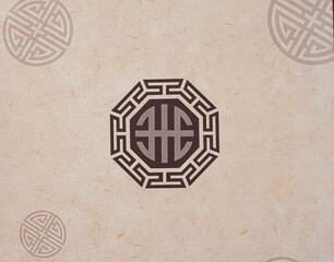 Korean traditional paper background texture
