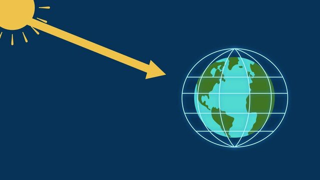 Earth protecting itself from sun light