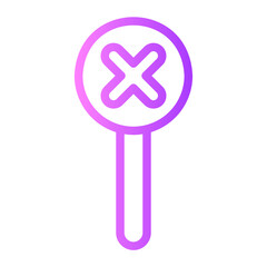 wrong gradient icon