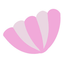 cute shell hand drawn decorative element