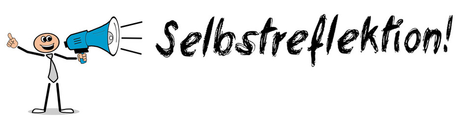 Fototapeta premium Selbstreflektion!