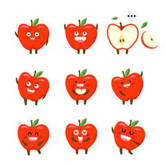 Apple Cartoon Character