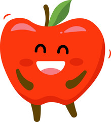 Apple Cartoon Character