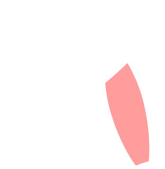 Rabbit Ear. Easter rabbit Ears.