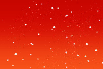 背景素材_星_赤