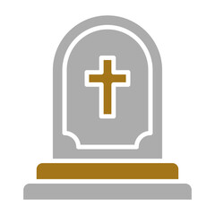 Obraz premium Tomb Icon Style