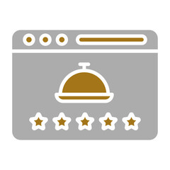 Food Review Icon Style