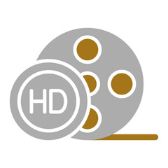 Obraz premium HD Film Icon Style