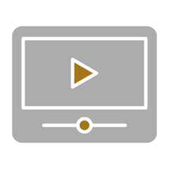 Video Player Icon Style