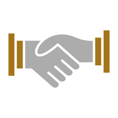 Handshake Icon Style
