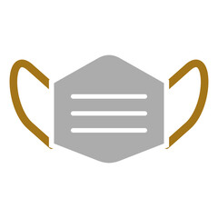 Face Mask Icon Style