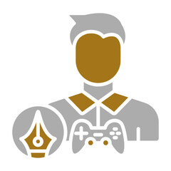 Game Designer Male Icon Style