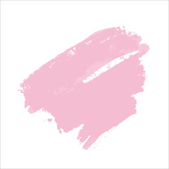 A pink spot of paint without a background. Vector brushstroke for backgrounds and other designs.
