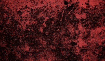 A textured background featuring deep red tones with a distressed, grunge appearance. The surface shows scratches and uneven patterns, creating a vintage feel.