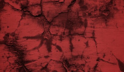 old wall background with horror theme, peeling wall surface in the form of abstract art, old wall cracked and broken