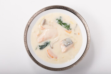 サーモンのクリームシチュー