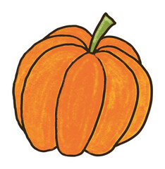 Pumpkin Thanksgiving Hand Drawn Element