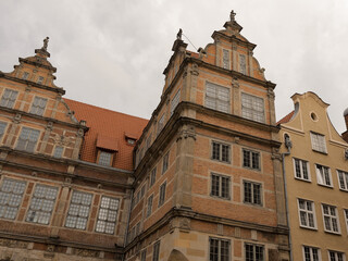 Fototapeta na wymiar old town of Gdansk, in Poland, architecture