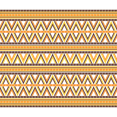 African basket border pattern seamless. Tribal Ethnic texture print. Wedding, birthday, menu design.