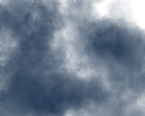 曇り空の灰色の雲のイラスト