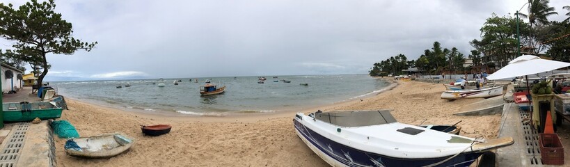 Fototapeta premium boats on the river