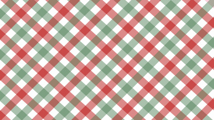 Christmas plaid print background vector illustration.