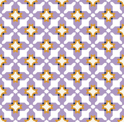 Abstract Decorative Retro Houndstooth Seamless Pattern Tile Style Traditional Geometric Pattern Trendy Fashion Colors Perfect for Allover Fabric Print or Wallpaper Print