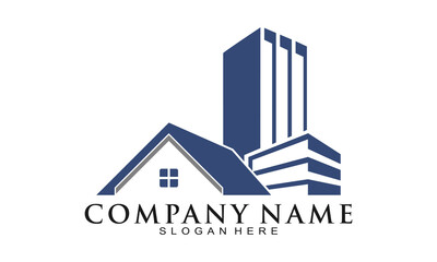 Apartment property elegant vector logo