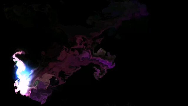 Abstract sparks flowing background. Motion graphics video with god ray for live wallpaper, screensaver, welcome intro, billboard advertising. Suitable for breaking News, product launch, logo revealing